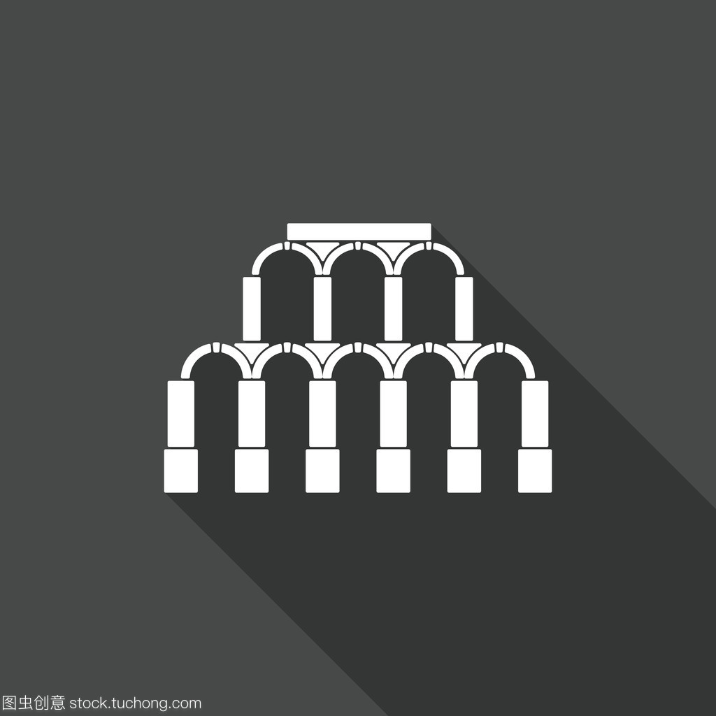 古罗马建筑图标